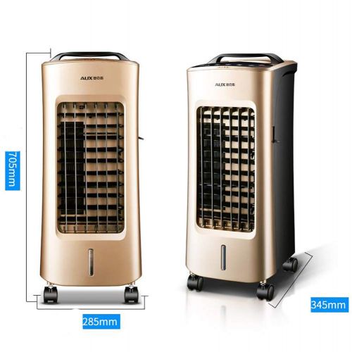  JiaQi Personal Air Cooler,Air Conditioner Fan,Portable Office Air Conditioner Cooling Humidification-Golden