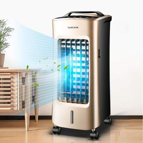  JiaQi Personal Air Cooler,Air Conditioner Fan,Portable Office Air Conditioner Cooling Humidification-Golden