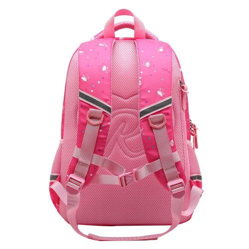  JiaYou Girl Multipurpose Dot Primary Junior High University School Bag Bookbag Backpack (27Liters, Orange)