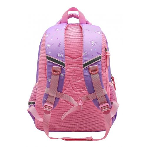  JiaYou Girl Multipurpose Dot Primary Junior High University School Bag Bookbag Backpack (27Liters, Orange)