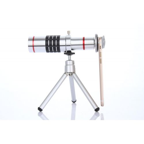  Jielin Jaylinna Generic 18X Mobile Phone Telescope Metal Clip Camera Lens for Smartphones with Tripod