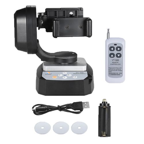  Jili Online YT-500 Remote Control Motorized Pan Tilt Head for Gopro SLR Camera Cellphone