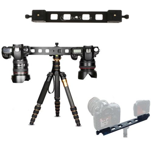  Jili Online Aluminum Alloy Dual Long Quick Release Plate for Camera Tripod Ballhead