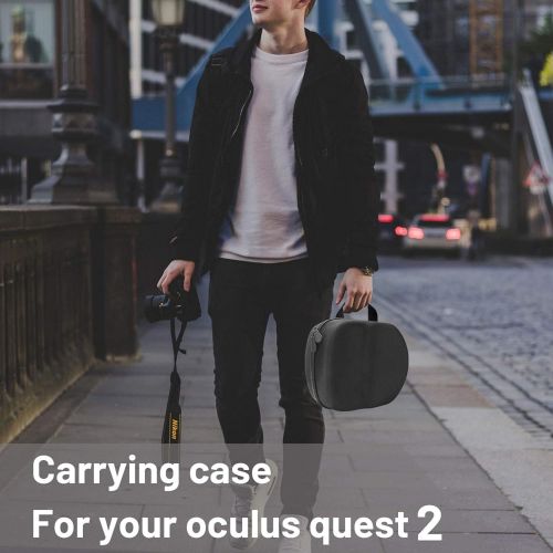  [아마존베스트]Jilin Hard Protective Cover Storage Bag Carrying Case for -Oculus Quest 2 VR Headset