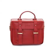 Jill.e Designs Jack by Jill-e Designs, Juliette All Leather Camera Bag, Red (464033)