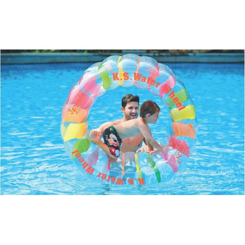  Jilong Water Wheel - Giant Inflatable Swimming Pool Water Wheel Toy (49.2 X 33)