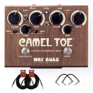 Jim Dunlop Dunlop WHE209 Way Huge Camel Toe MKII Triple Overdrive Pedal w/Patch Cables & Instrument Cable