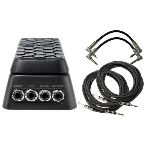  Jim Dunlop Dunlop DVP3 Volume (X) 250k Ohm Resistance Volume and Expression Pedal featuring Solidl built and road ready with Instrument and Patch Cables