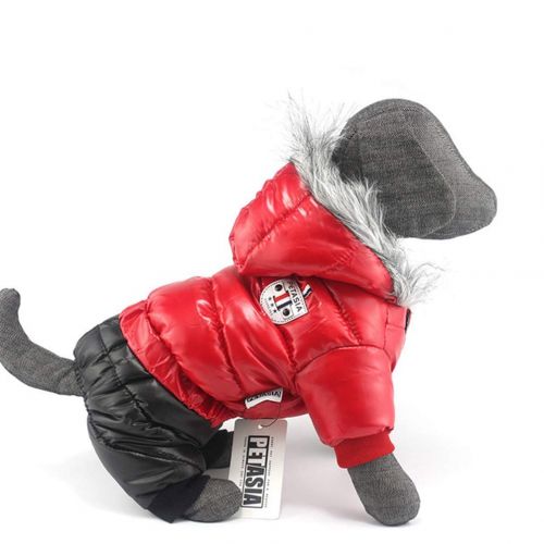  Jim Hugh Dog Coat Pet Dog Clothes Waterproof Fabric Thickening Dog Jacket Super Warm Snow Coat Clothing