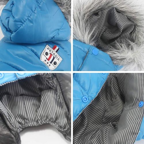  Jim Hugh Dog Coat Pet Dog Clothes Waterproof Fabric Thickening Dog Jacket Super Warm Snow Coat Clothing