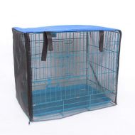 Jim Hugh Dog Cage Cover Foldable Anti-Mosquito Tent Waterproof Oxford Pet Crate Cover for Wire Crate Dog Kennel Cage Blanket Without Cage