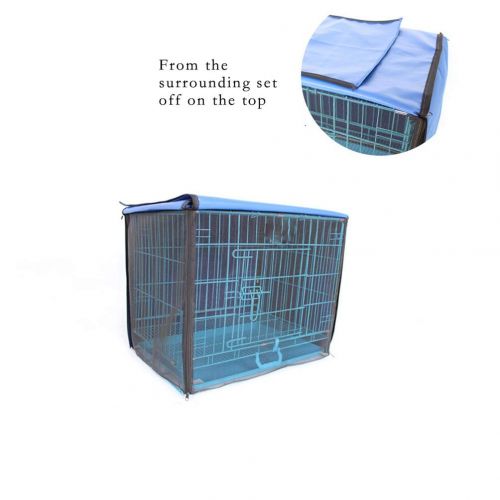  Jim Hugh Dog Cage Cover Foldable Anti-Mosquito Tent Waterproof Oxford Pet Crate Cover for Wire Crate Dog Kennel Cage Blanket Without Cage