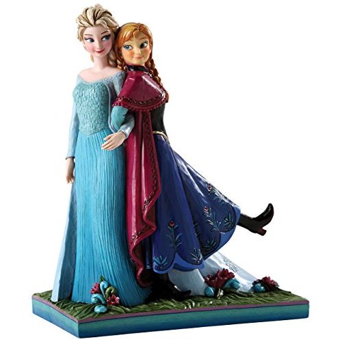  Jim Shore for Enesco Frozen Figurines by Jim Shore Anna and Elsa