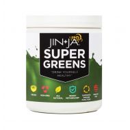 Jin-Ja Super Greens, Digestive Health Green Drink Powder with Ginger, Green Tea, and Mint - Flavor: Berry