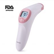 JinHam Baby Forehead Thermometer, FDA Approved Medical Digital Thermometer, Non Contact Infrared Thermometer with Fever Alarm for Baby Child Adult, 20 Groups Body/Object Testing Memory (P