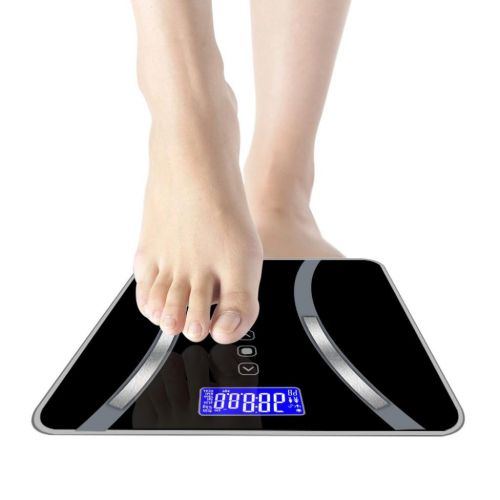  Jinjin Accurate Body Bathroom Fat Scale for Body Weight, Body Fat Rate, Water Content, Bone Content,...