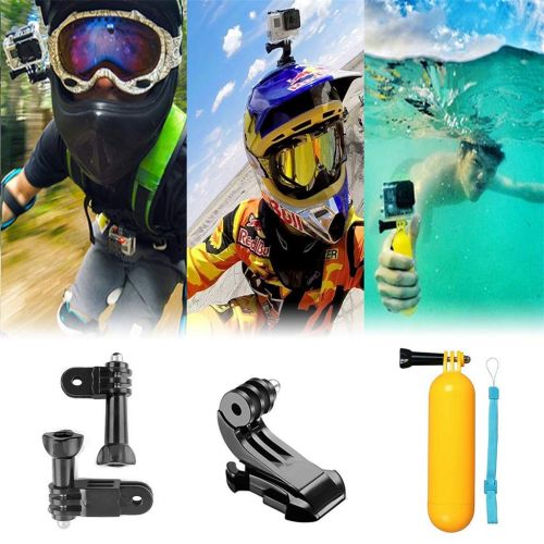  Jintime Fuer GoPro Hero7 / 6/5 / 4/3 Buendel Kamera Zubehoer 36/41/58 Set Manner Frauen Outdoor Sports Set Kit fuer Fahrrad Reiten Sking Bootfahren Angeln Wandern (58 Set)