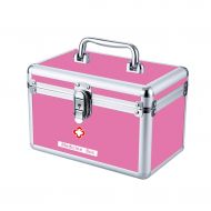 Jinxin-jewelry box Household First Aid Multifunctional Medicine Storage Box Organizer for Home (Color : Pink)