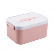 Jinxin-jewelry box Family Plastic Medicine Box, Household First-Aid Kit, First Aid Storage Box (Color : Pink, Size : 2416.512CM)