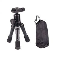 Jiobapiongxin M225+CK30 Camera Tripod Flexible with Ball Head Quick Release Plate Camera