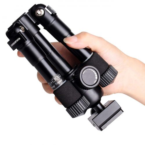  Jiobapiongxin M225+CK30 Camera Tripod Flexible with Ball Head Quick Release Plate Camera