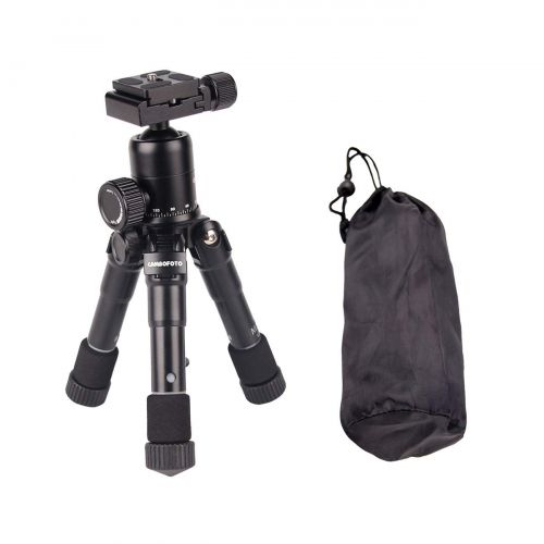  Jiobapiongxin M225+CK30 Camera Tripod Flexible with Ball Head Quick Release Plate Camera