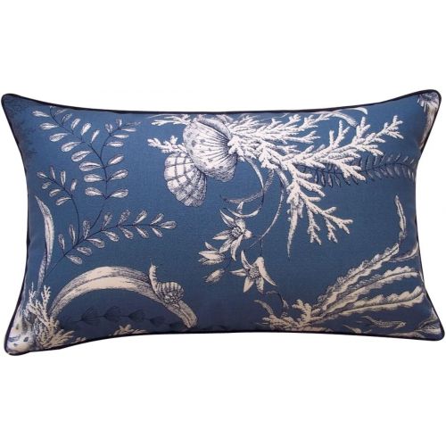  Jiti Sea Outdoor Polyester Throw Pillow, 12 by 20-Inch, Robin