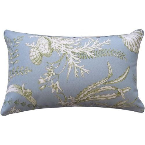  Jiti Sea Outdoor Polyester Throw Pillow, 12 by 20-Inch, Robin