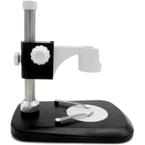  Jiusion Aluminium Alloy Universal Adjustable Professional Base Stand Holder Desktop Support Bracket for Max 1.4 in Diameter USB Digital Microscope Endoscope Magnifier Loupe Camera