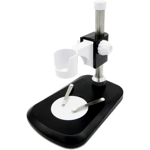  Jiusion Aluminium Alloy Universal Adjustable Professional Base Stand Holder Desktop Support Bracket for Max 1.4 in Diameter USB Digital Microscope Endoscope Magnifier Loupe Camera