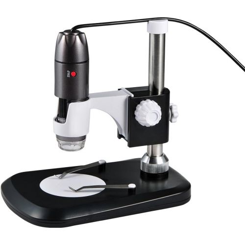  Jiusion Aluminium Alloy Universal Adjustable Professional Base Stand Holder Desktop Support Bracket for Max 1.4 in Diameter USB Digital Microscope Endoscope Magnifier Loupe Camera