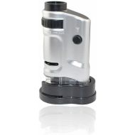 [아마존베스트]Jiusion Portable Pocket Mini Microscope Loupe Magnification 20X 40X Magnification Handheld Compound Digital Scope Magnifier with LED Illumination for Jewelry Cash Coins Detecting I