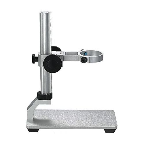  [아마존베스트]Jiusion Universal Adjustable Professional Base Stand Holder Desktop Support Holder for 3 cm to 3.3 cm in Diameter USB Digital Microscope Endoscope Magnifying Glass Camera (Aluminiu