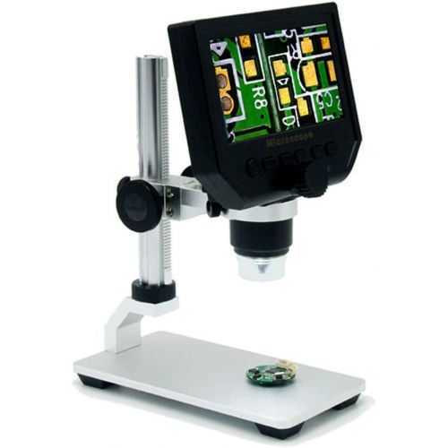  [아마존베스트]Jiusion Universal Adjustable Professional Base Stand Holder Desktop Support Holder for 3 cm to 3.3 cm in Diameter USB Digital Microscope Endoscope Magnifying Glass Camera (Aluminiu