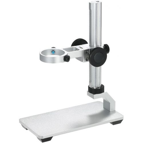  [아마존베스트]Jiusion Universal Adjustable Professional Base Stand Holder Desktop Support Holder for 3 cm to 3.3 cm in Diameter USB Digital Microscope Endoscope Magnifying Glass Camera (Aluminiu