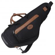 Jiuxun Alto Saxophone Bag & Case 1200D Water-resistant Oxford Cloth bE Saxes handbag and Backpack (Classic Black)