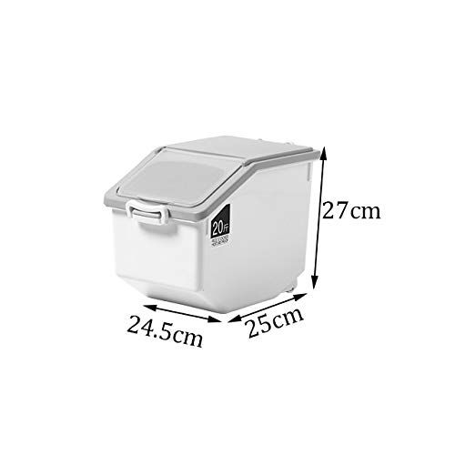  Jlxl Dry Feed Container， Seal Storage PP Pet Dog Cat Dispenser Storage Box Kitchen Cereal Organisers 4-5kg (Color : A)