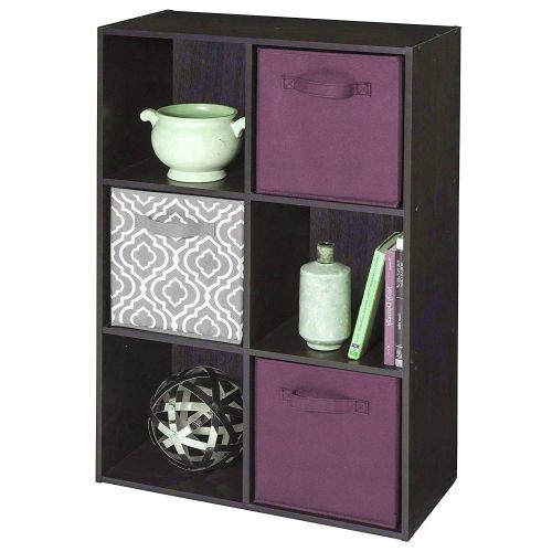  Jnwd Cubeicals Organizer 6 Cube Bin Shelf Open Storage Compartment Modern Minimal Style Decorative Bookcase Shelving Unit Ideal for Home Livng Room Office & e-Book by jn.widetrade.