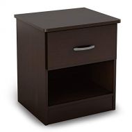 Jnwd Short Nightstand Wood End Bedside Table with Drawer Brown Open Storage Compartment Shelf Modern Furniture for Home Bedroom Livingroom Kids Room & e-Book by jn.widetrade