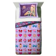 Jo Jo Siwa Nickelodeon JoJo Siwa Girls Twin Reversible Comforter Bedroom Set Pillow Sham Kids Home Decor Officially Licensed Fade Resistant Polyester Easy Care Fun Sweet Life Design