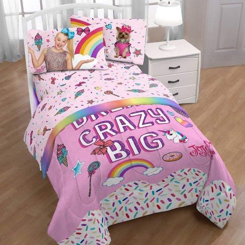  JoJo Siwa Jojo Siwa Nickelodeon Girls Pink Twin Bedding Sheets