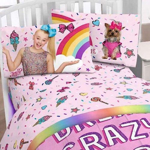  JoJo Siwa Jojo Siwa Nickelodeon Girls Pink Twin Bedding Sheets