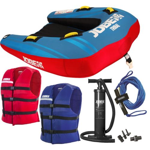  Jobe Tube TRIBAL II Package Funtube Sport Wassersport red blue