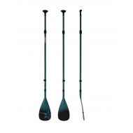 Jobe Fiberglass 3-Piece SUP Stand Up Paddle Boarding Paddle Teal - Length: 180 to 220cm 3pc - Weight: 780g