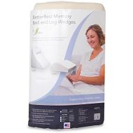 Jobri BetterRest High Density Memory Foam Leg Elevation Wedge - Helps Relieve Discomfort from Lower Back Pain and Improves Circulation