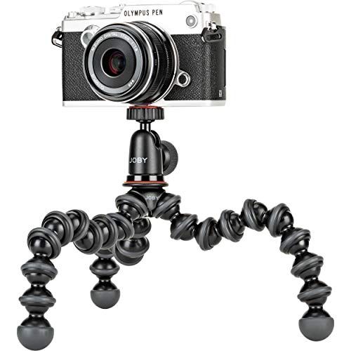  Joby JB01503 GorillaPod 1k Kit. Compact Tripod 1k Stand and Ballhead 1k for Compact Mirrorless Cameras or Devices up to 1k (2.2lbs). Black/Charcoal.