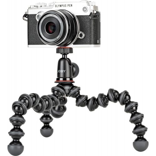  Joby JB01503 GorillaPod 1k Kit. Compact Tripod 1k Stand and Ballhead 1k for Compact Mirrorless Cameras or Devices up to 1k (2.2lbs). Black/Charcoal.