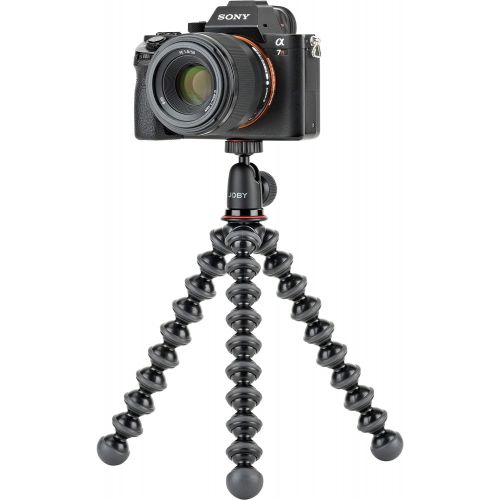  Joby JB01503 GorillaPod 1k Kit. Compact Tripod 1k Stand and Ballhead 1k for Compact Mirrorless Cameras or Devices up to 1k (2.2lbs). Black/Charcoal.