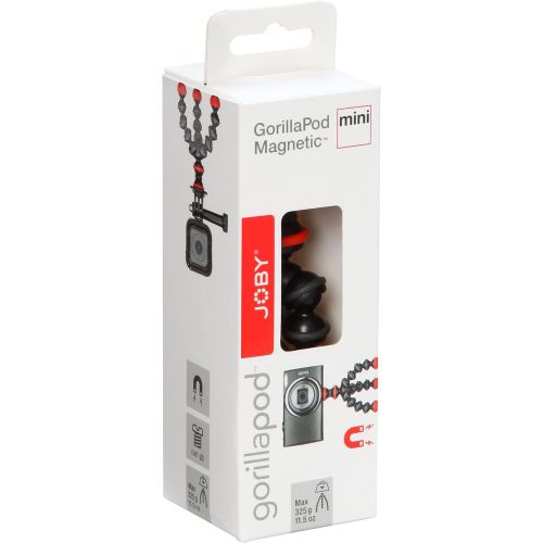  JOBY GorillaPod Magnetic Mini: A Portable, Compact Tripod with Magnetic Feet for Smartphones, Action Cameras or Point & Shoot Cameras up to 325 Grams