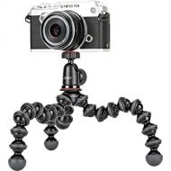 Joby JB01503 GorillaPod 1k Kit. Compact Tripod 1k Stand and Ballhead 1k for Compact Mirrorless Cameras or Devices up to 1k (2.2lbs). Black/Charcoal.